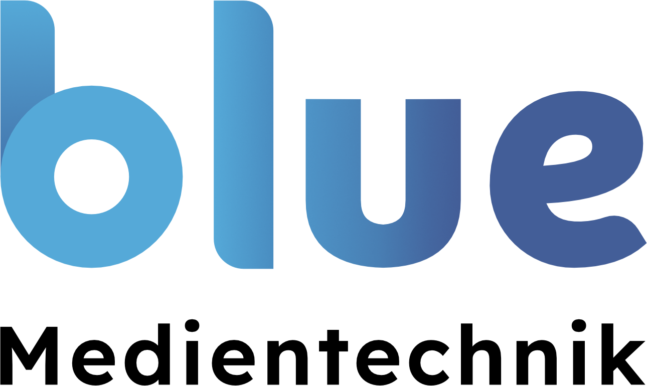 Logo blue Medientechnik